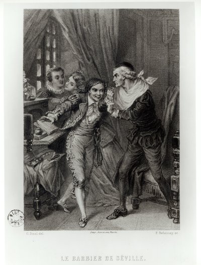 Figaro, illustration from Act III Scene 12 of 